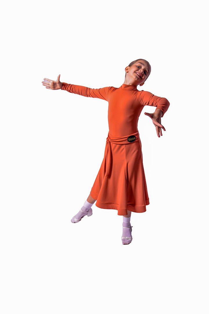 𝐋𝐢𝐥𝐢𝐚𝐧𝐚 𝐋𝐞𝐨𝐭𝐚𝐫𝐝 𝐰𝐢𝐭𝐡 𝐒𝐥𝐞𝐞𝐯𝐞𝐬 - Terracotta