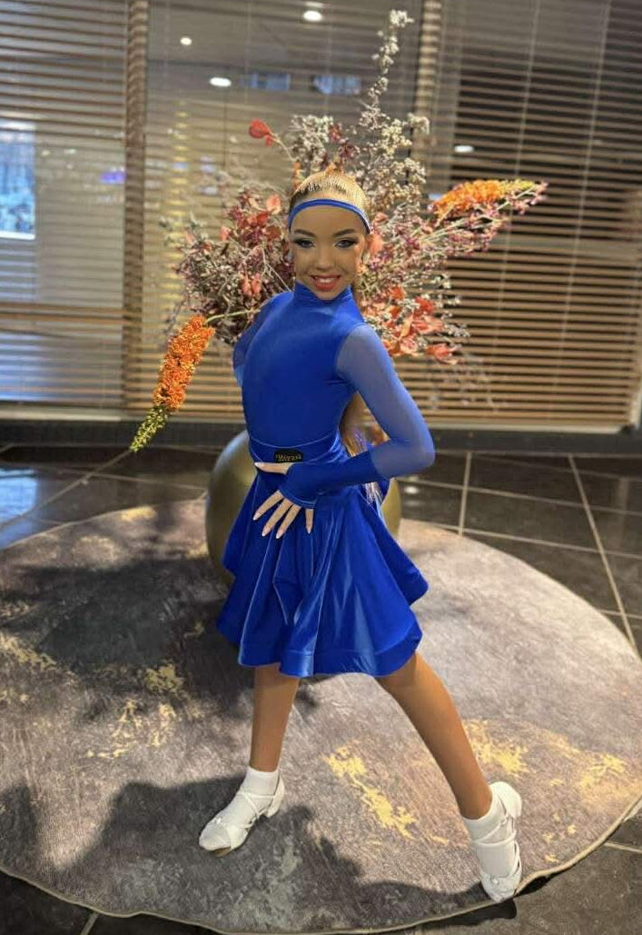 Royal Blue Latin Set (9-10 Years)