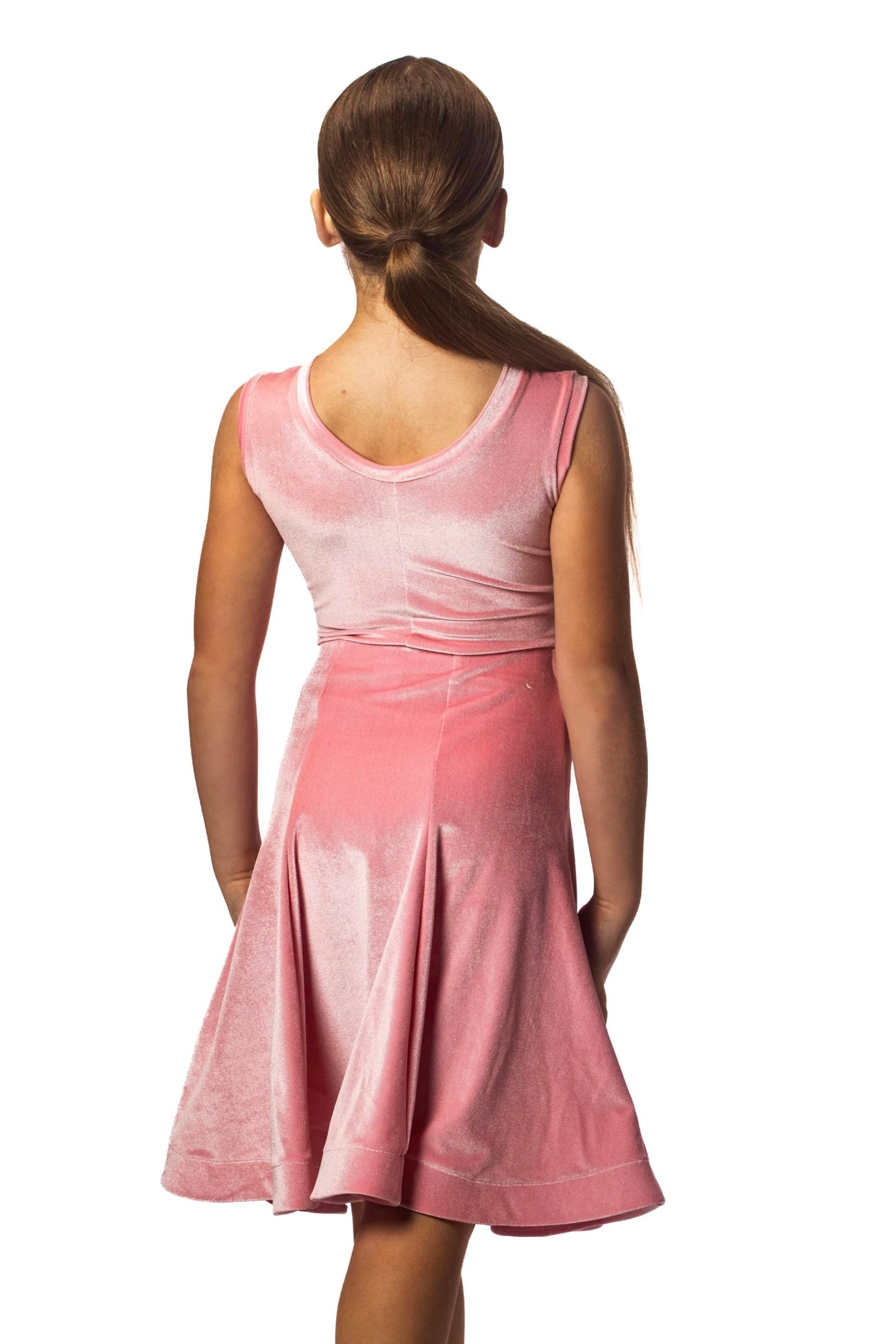 𝗡𝗘𝗪 Dusty pink velvet set (Girls 7-8)