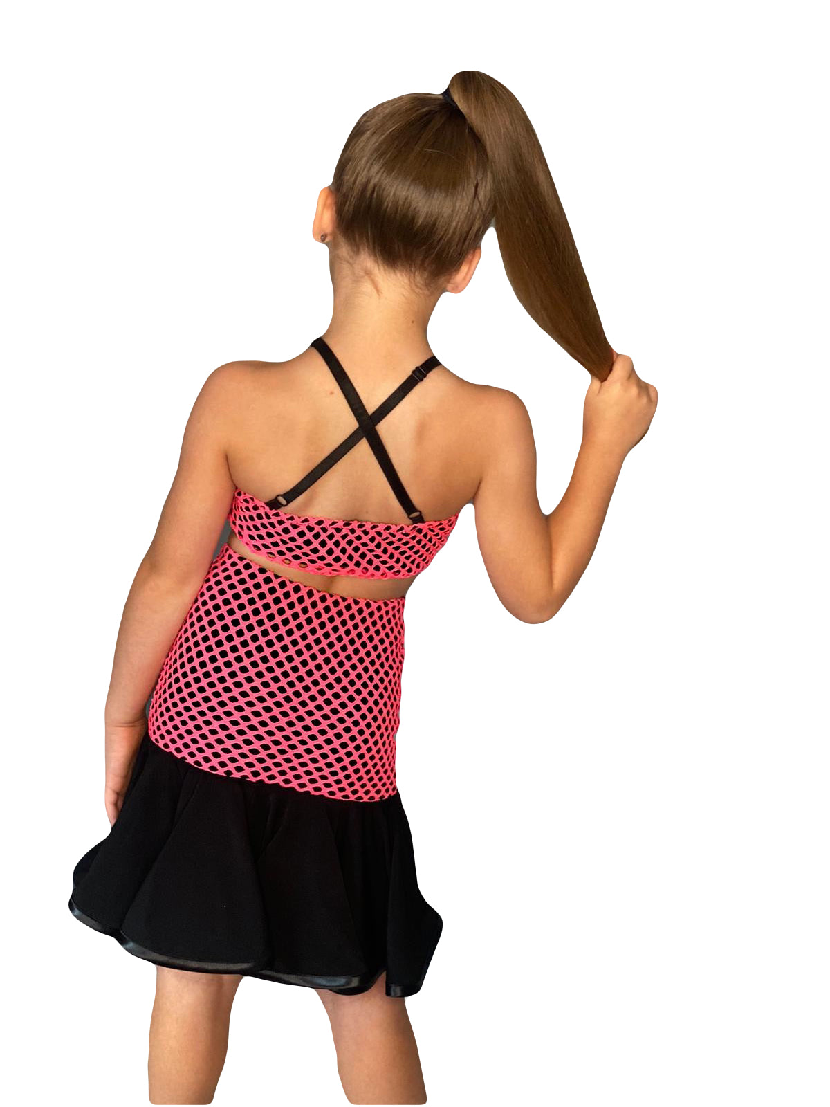 𝐒𝐚𝐛𝐫𝐢𝐧𝐚 𝐒𝐤𝐢𝐫𝐭 - Pink Fishnet