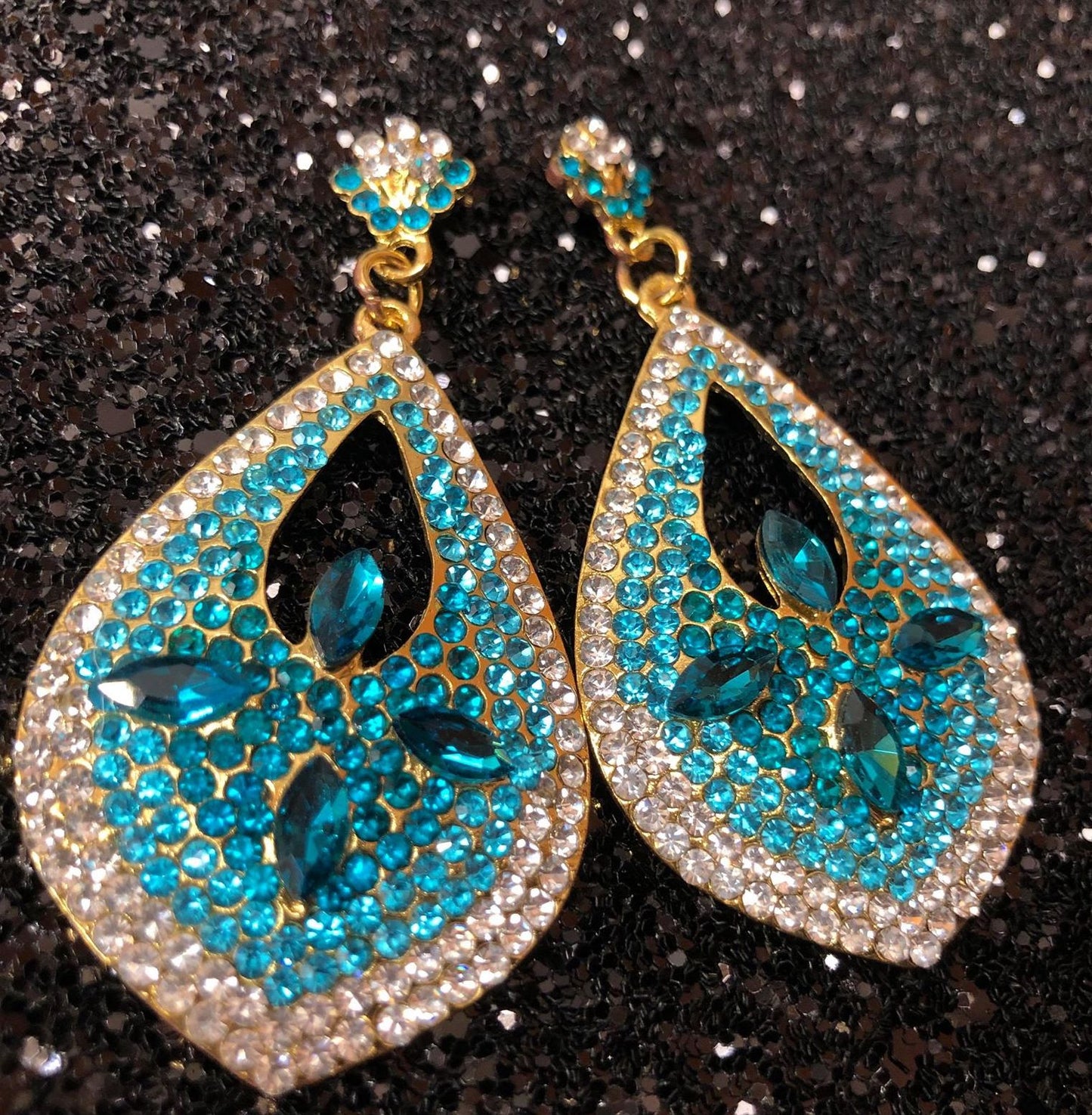 BLUE PARADISE DROP EARRINGS