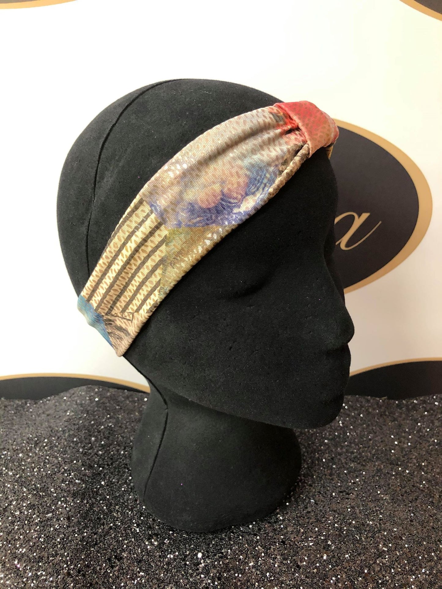 COLOUR SPLASH SNAKE SKIN EFFECT HEADBAND