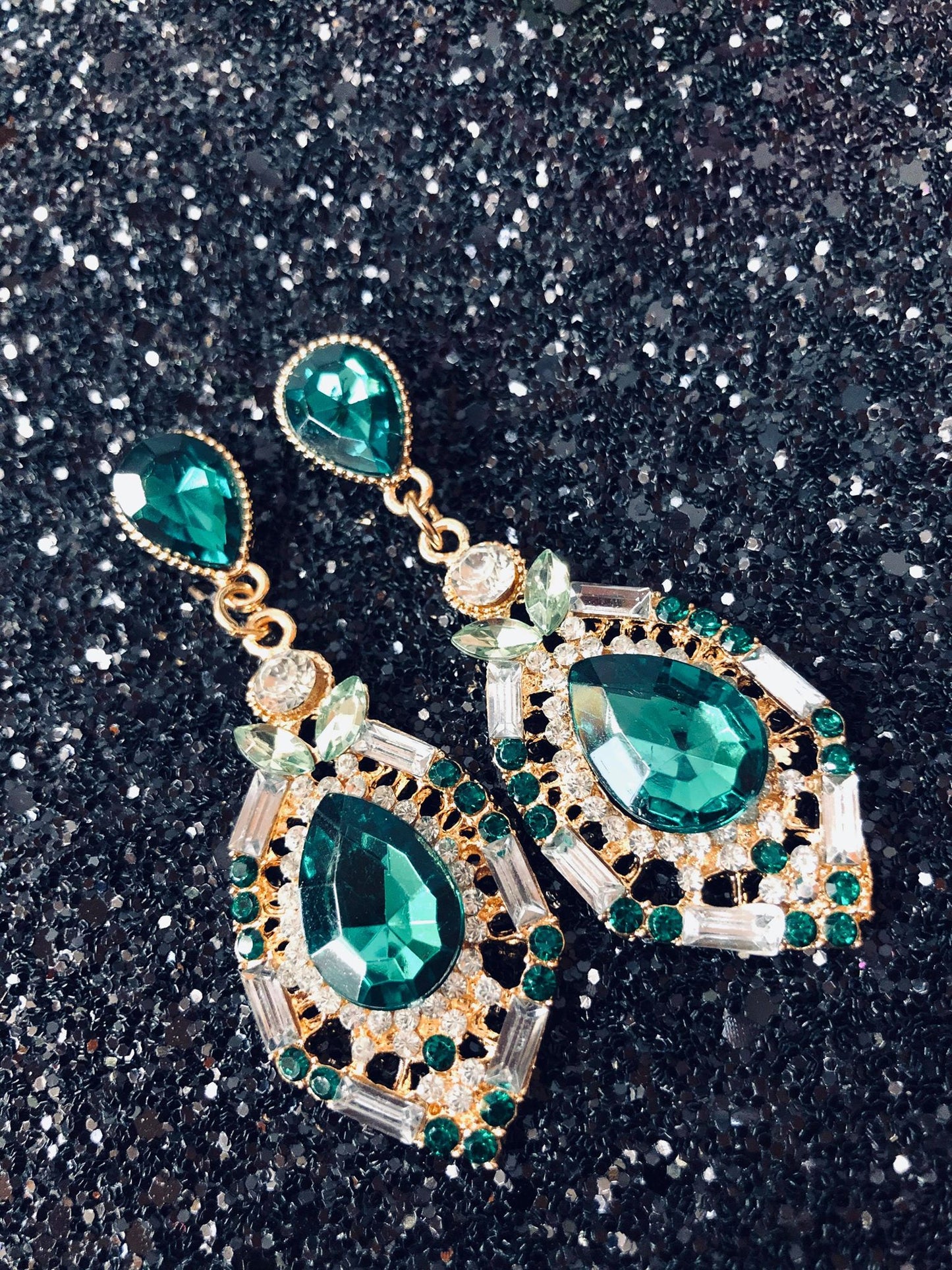 Emerald Drop Earrings