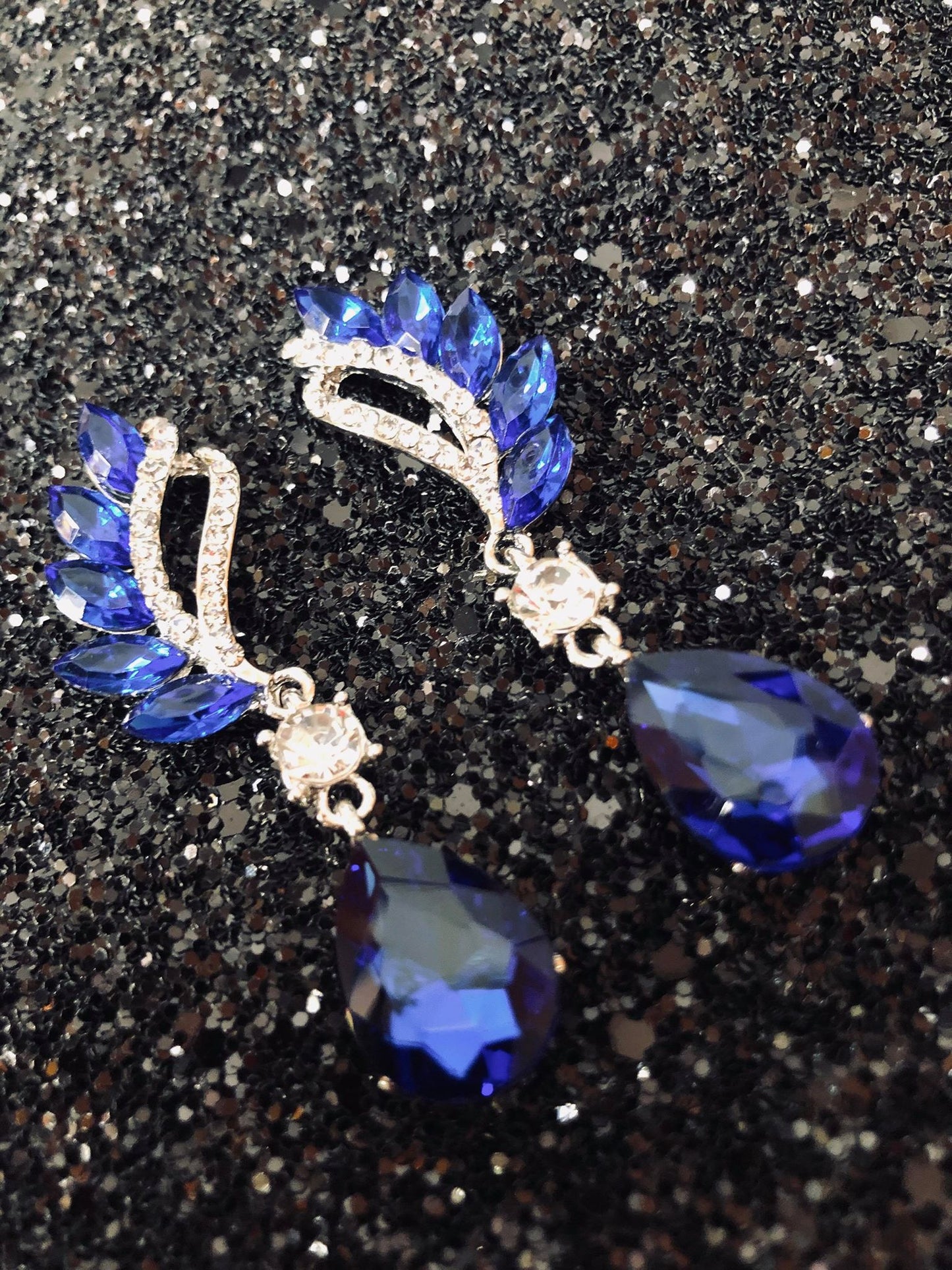 Blue Lagoon Diamante Earrings