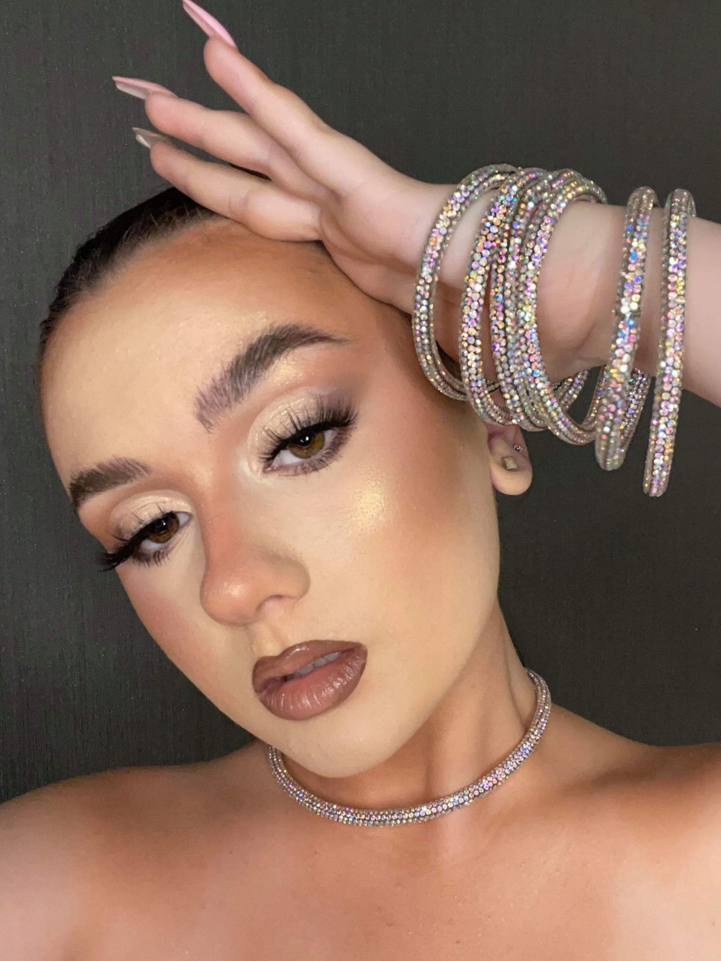 Bundle X3 Crystal Ab Bracelets