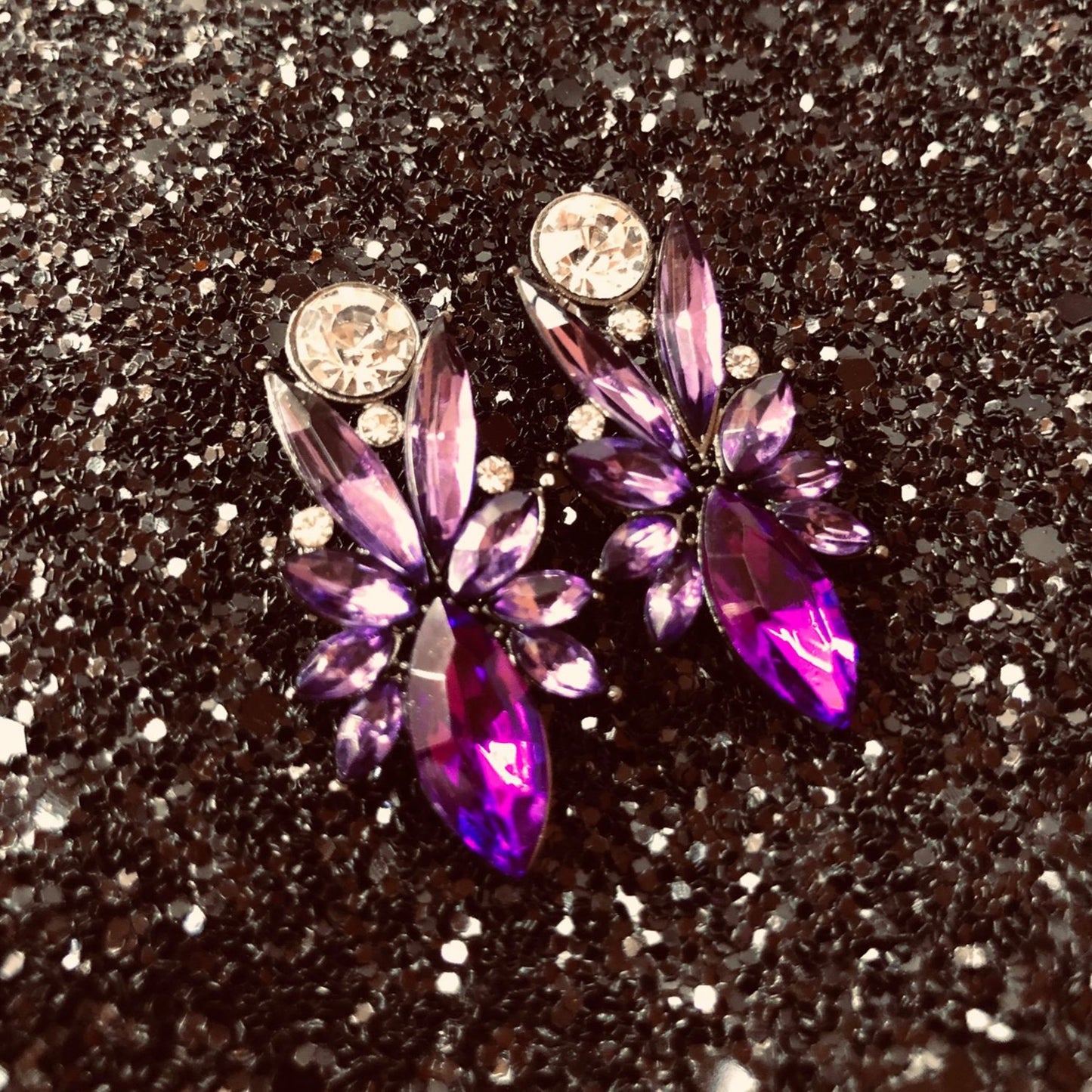 PURPLE RAIN EARRINGS