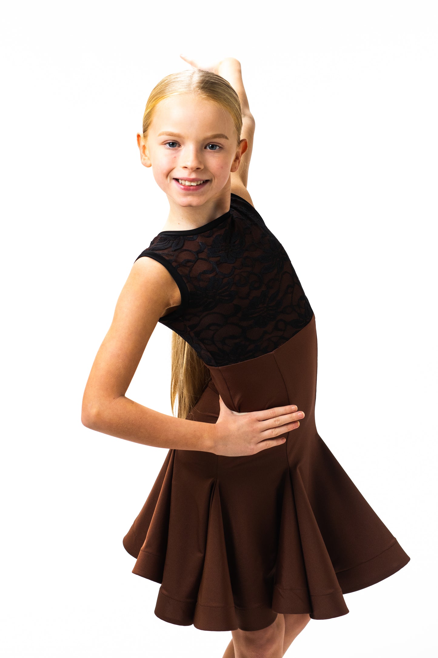 𝐃𝐢𝐚𝐧𝐚 𝐃𝐫𝐞𝐬𝐬 - Brown & Lace