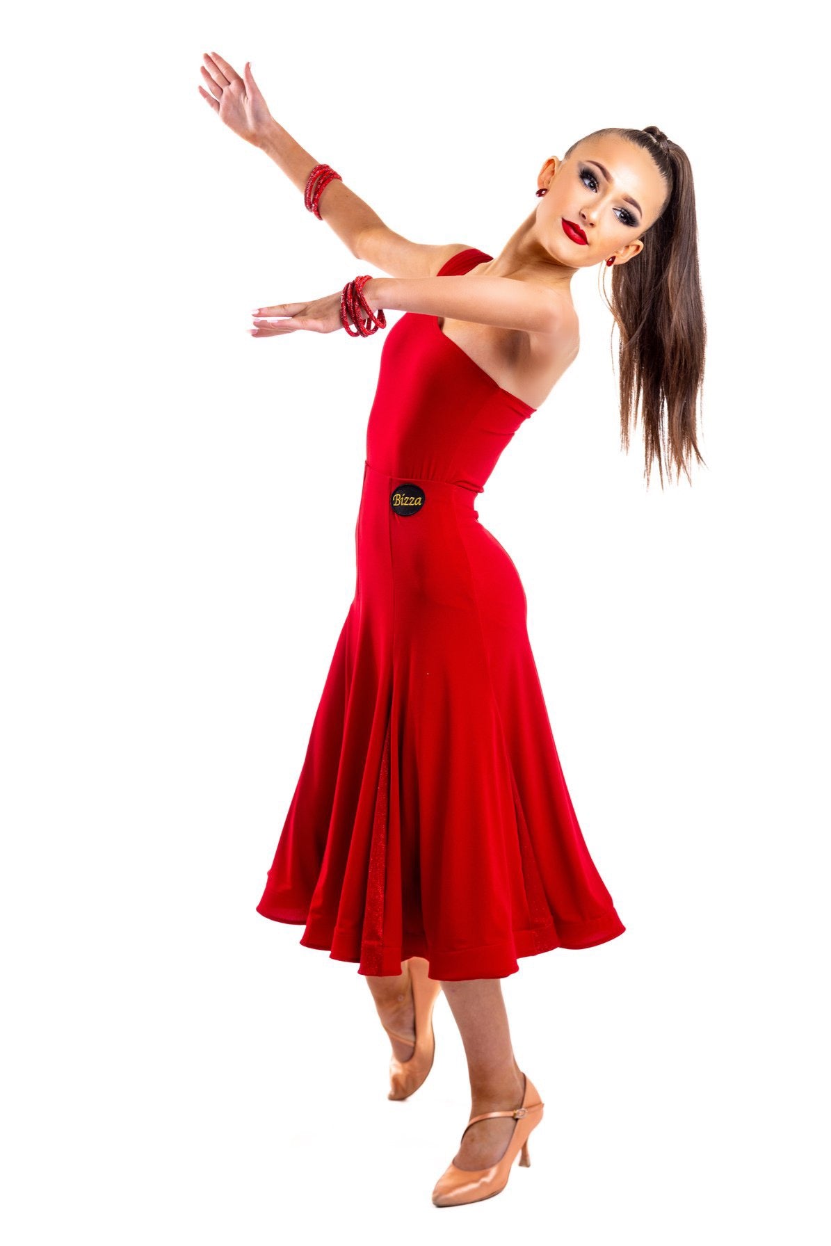 𝐁𝐥𝐚𝐤𝐞𝐥𝐲 𝐁𝐚𝐥𝐥𝐫𝐨𝐨𝐦 𝐒𝐤𝐢𝐫𝐭- Red Sparkle