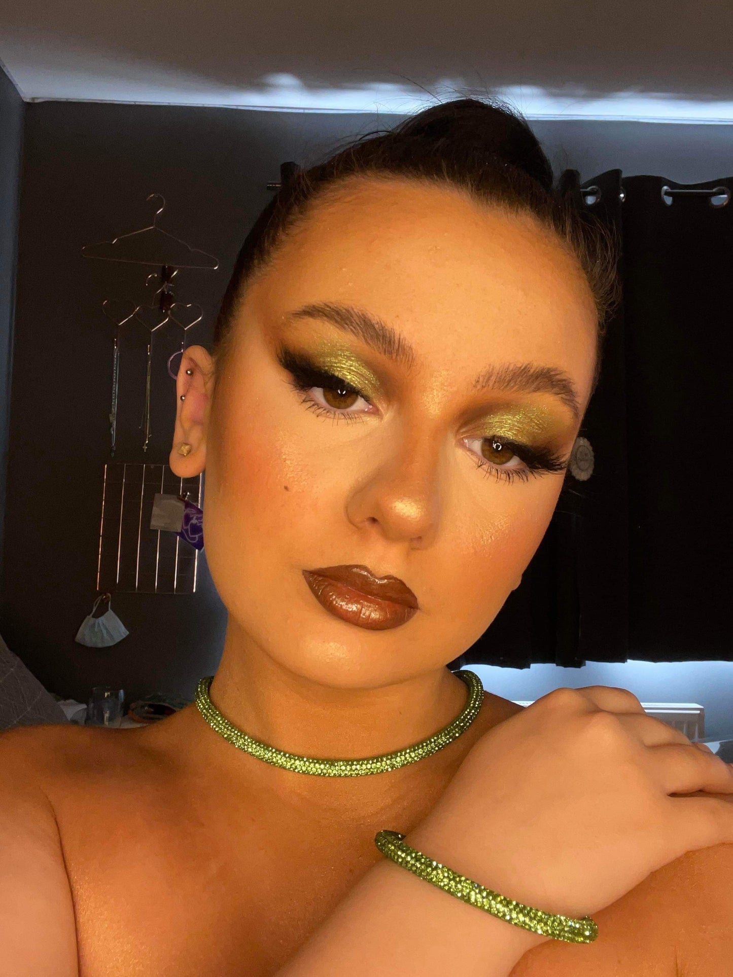 Lime Diamanté Necklace