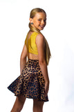 𝟓-𝟔 𝐘𝐞𝐚𝐫𝐬 𝗡𝗘𝗪 Leopard panelled skirt