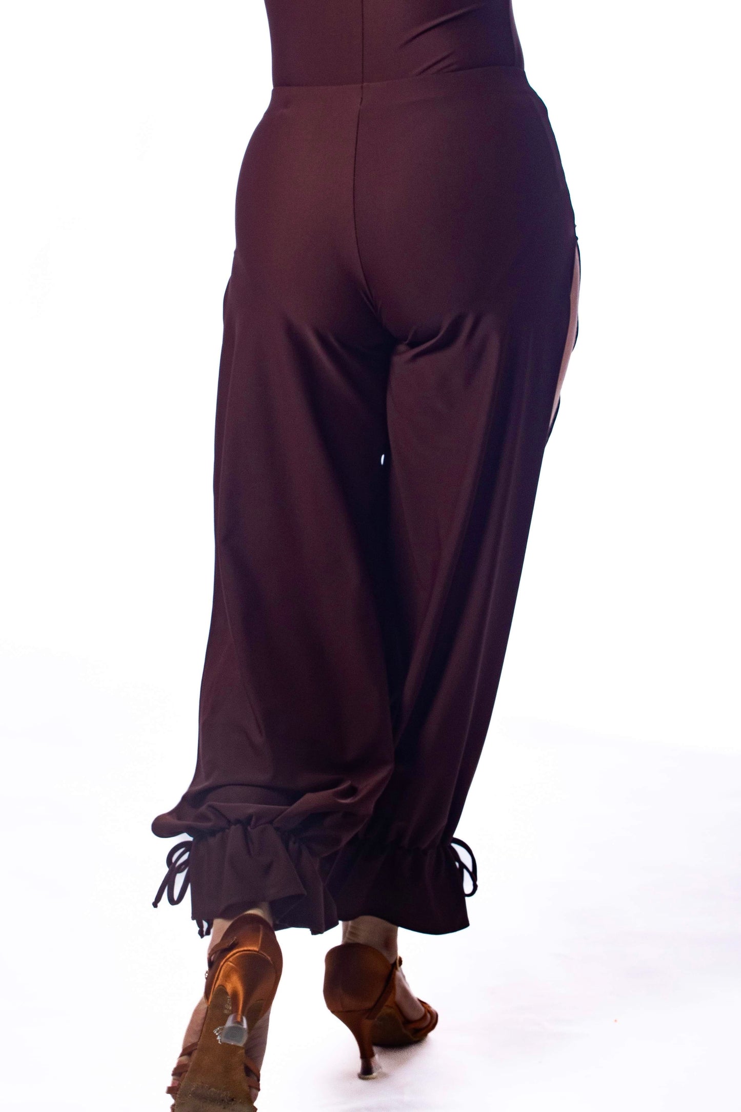 𝗡𝗘𝗪 Brown side split trousers