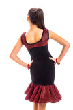 13-14 Years - Black & Red Glitz Leotard