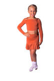 𝗡𝗘𝗪 Terracotta double side ruched skirt