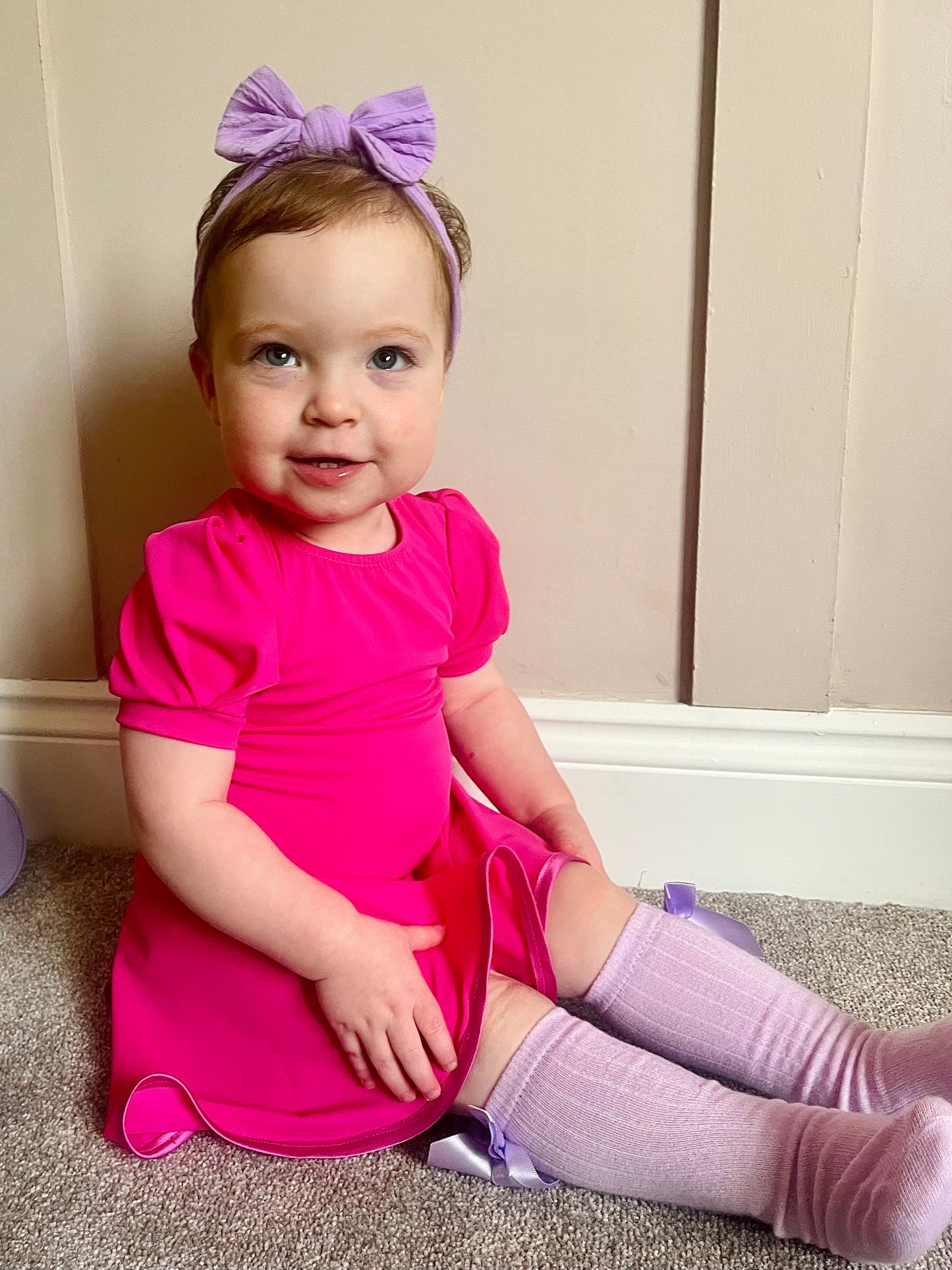 The Berry Pink Baby Bizza Dress
