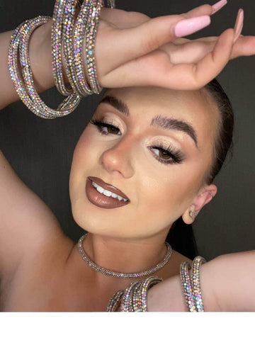 Crystal AB x3 Bundle Bracelets