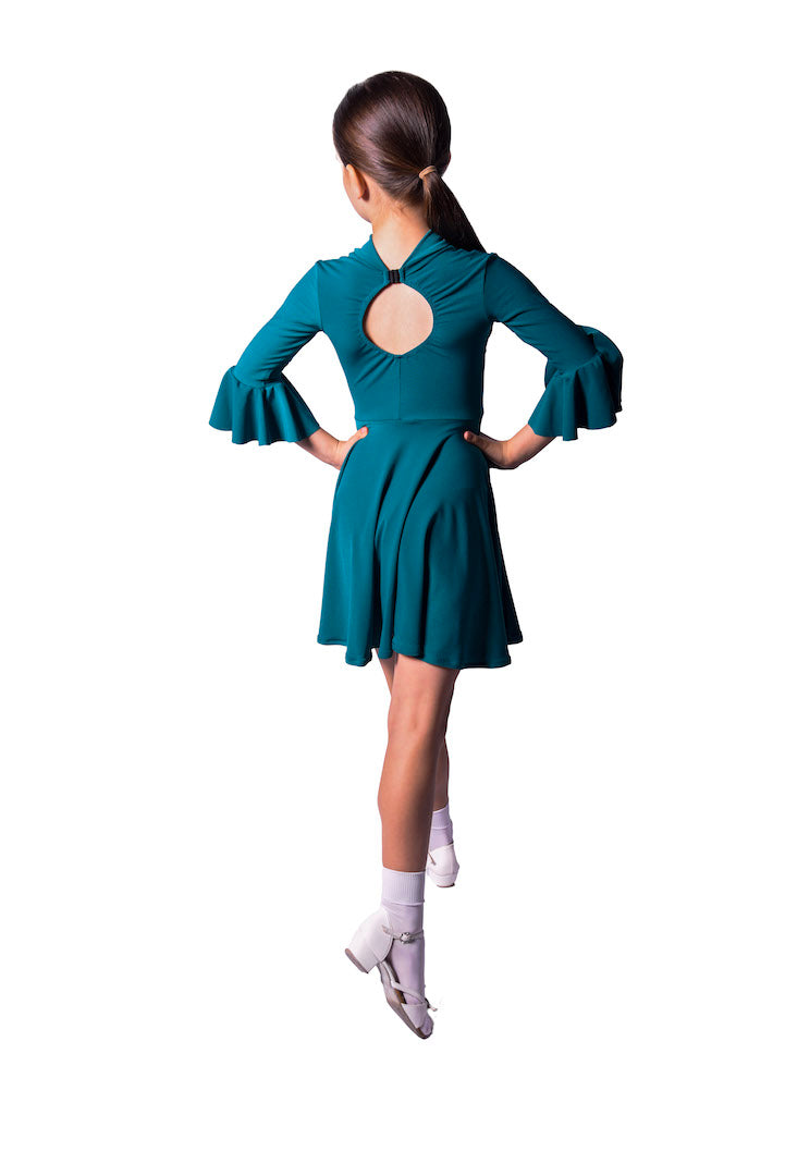 liliana design dress 21Six LILIANA RED TAFFETA U-LINE DRESS