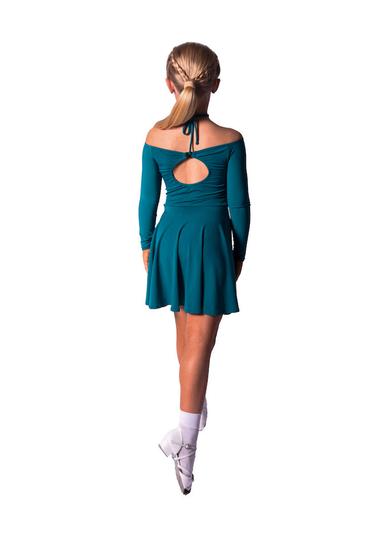 𝗡𝗘𝗪 Forest Green Unitard Dress