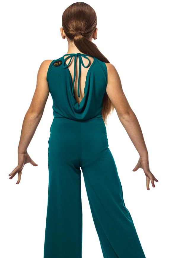 𝗡𝗘𝗪 Forest green cowl backed leotard