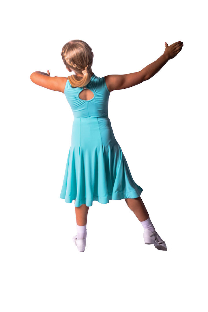 𝗡𝗘𝗪 Aqua Ballroom Skirt