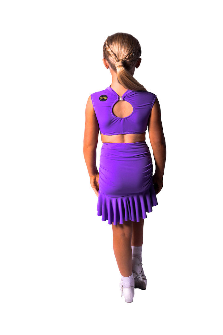 𝗡𝗘𝗪 Lilac High Neck Leotard with Keyhole back