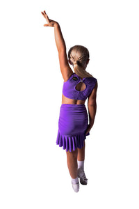 𝗡𝗘𝗪 Lilac Double side ruched skirt