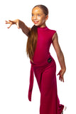 𝗡𝗘𝗪 Fuchsia sparkle ballroom trousers with integrated belt