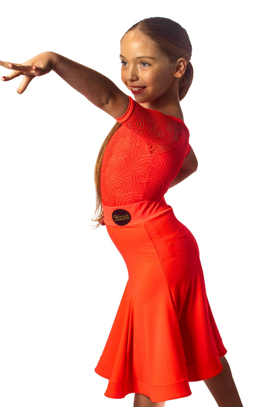 𝗡𝗘𝗪 Orange latin (Girls 7-8)