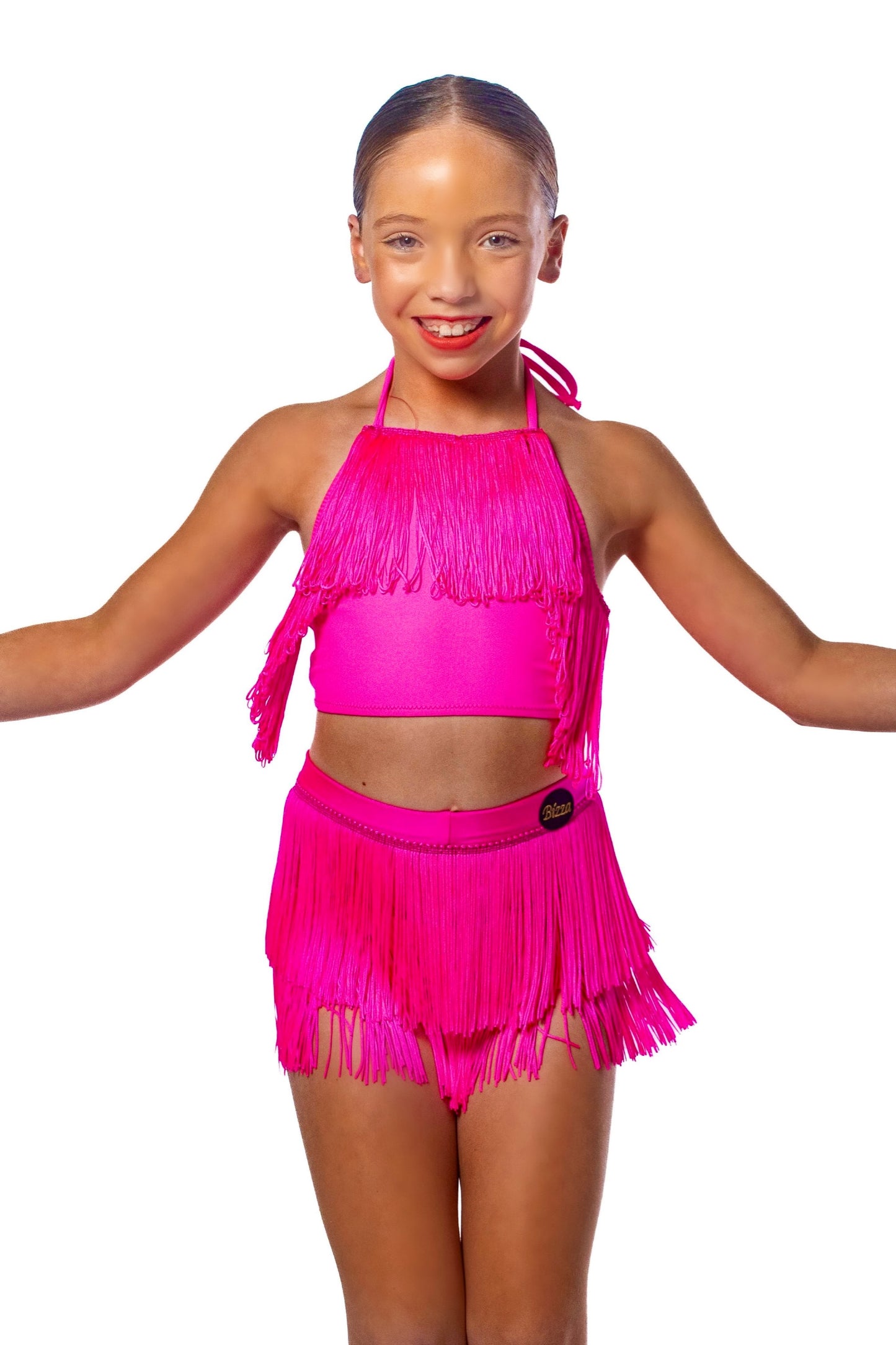 𝗡𝗘𝗪 Shake it! Pink Fizz Fringe Shorts