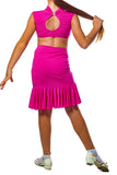 𝗡𝗘𝗪 Cerise Pink side ruched skirt