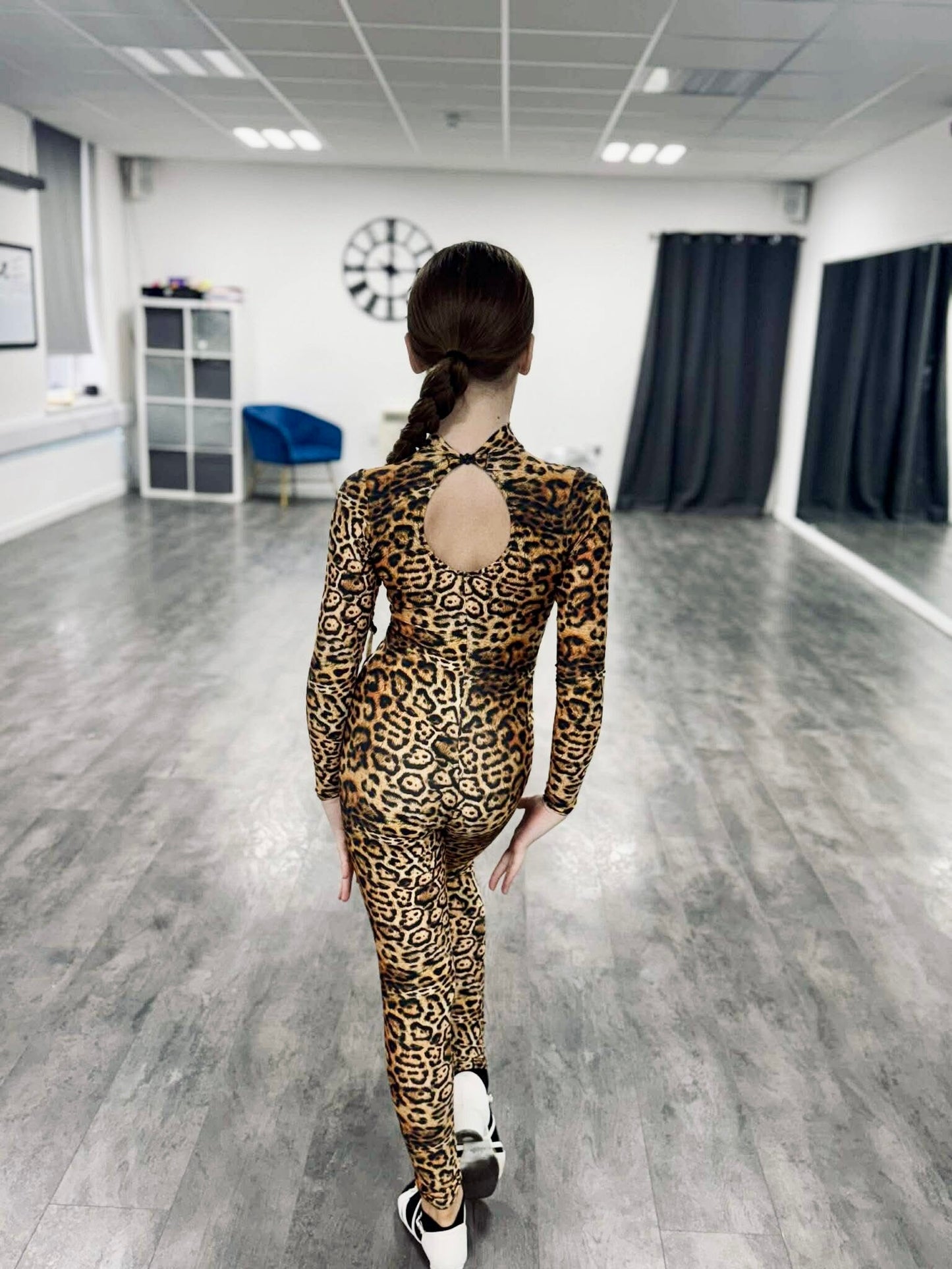 New- Junior Leopard Eclipse Catsuit
