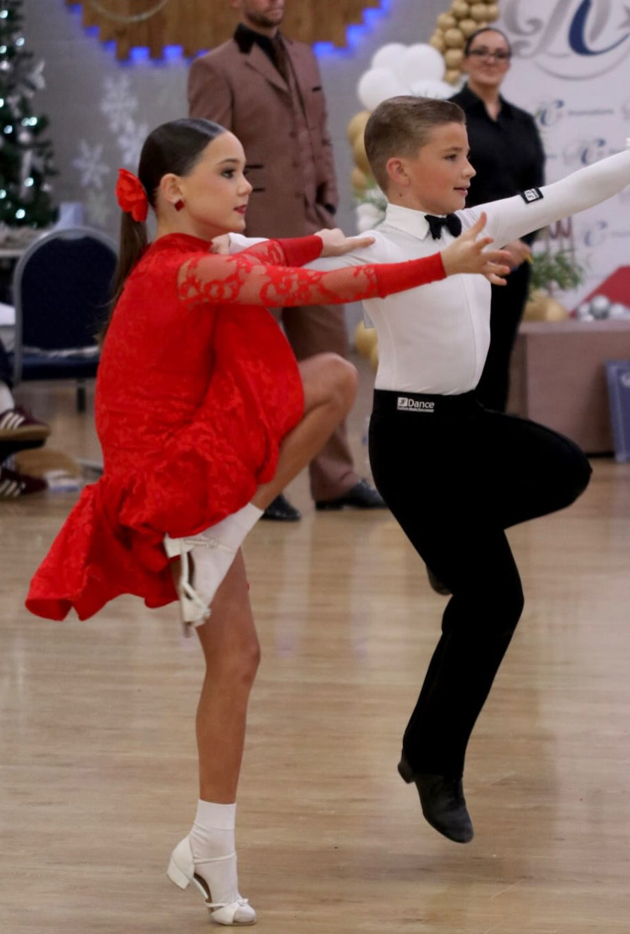 Red Lace Latin Dress (7-8 Years)