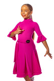 𝗡𝗘𝗪 Cerise pink panelled skirt with integrated belt
