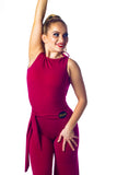 𝗡𝗘𝗪 Raspberry ballroom trousers with integrated belt