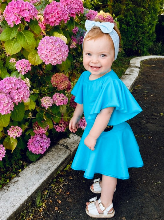 The Lagoon Blue Baby Bizza Dress