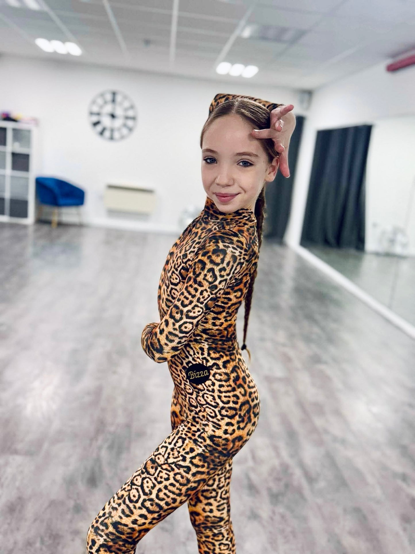 New- Junior Leopard Eclipse Catsuit