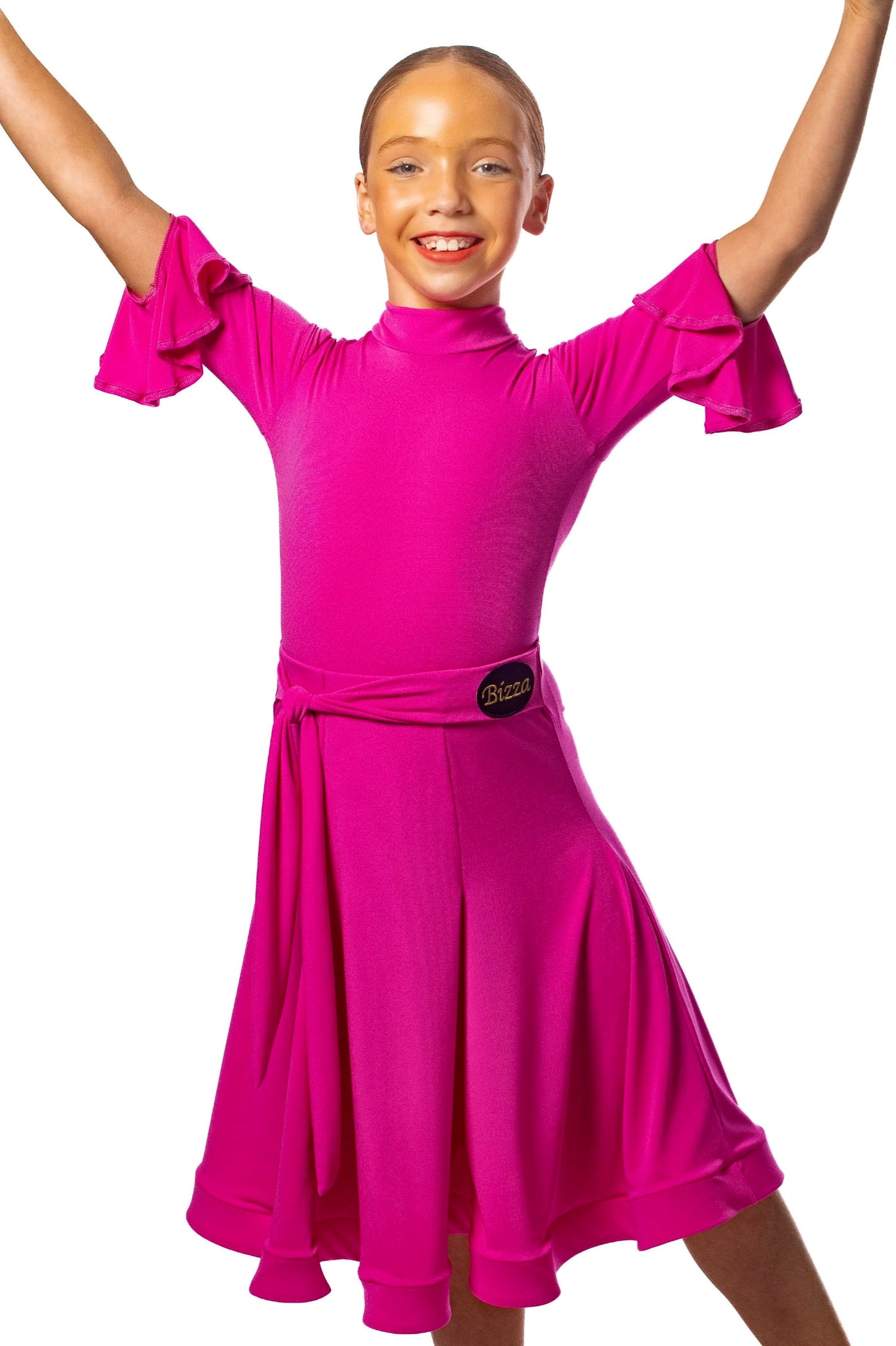 𝗡𝗘𝗪 Cerise pink panelled skirt with integrated belt