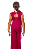 𝗡𝗘𝗪 Fuchsia sparkle ballroom trousers with integrated belt