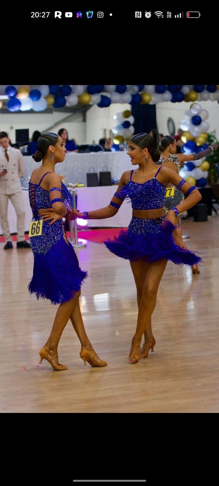 Ex Sponsor 2x Junior Blue Latin Sets