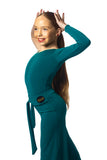 𝗡𝗘𝗪 Forest green one sleeved leotard