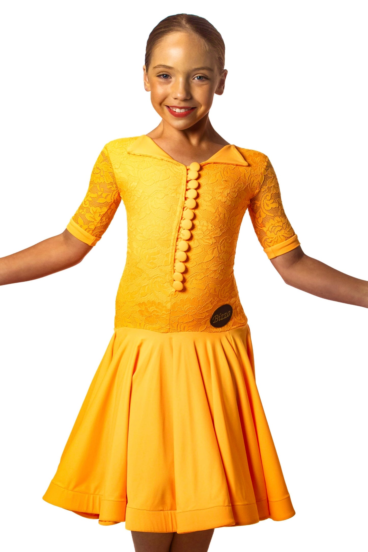 𝗘𝗫 𝗦𝗣𝗢𝗡𝗦𝗢𝗥 Mango Latin Dress age 7-8