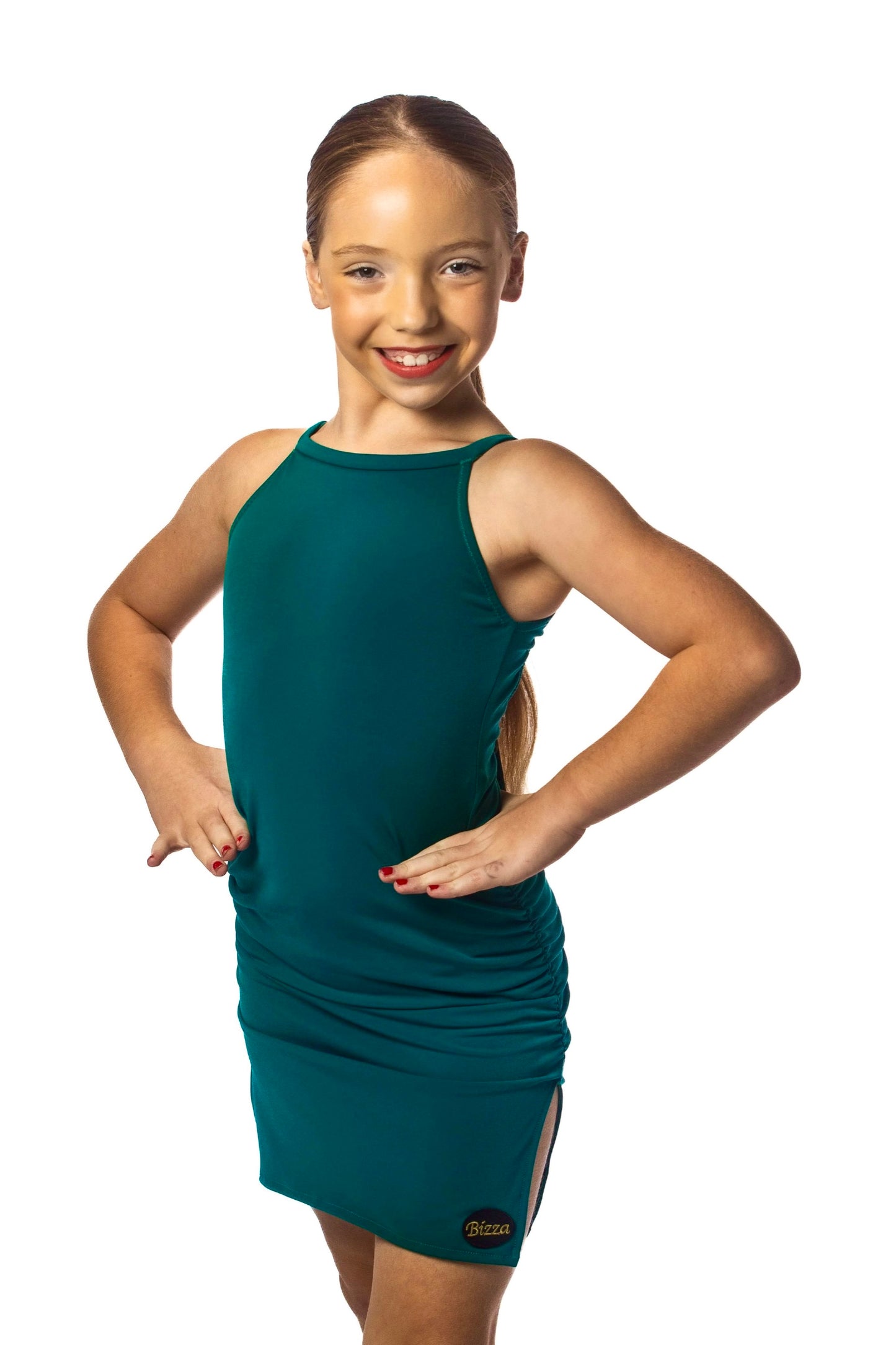 𝗡𝗘𝗪 Forest Green tie back practice dress