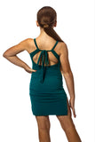 𝗡𝗘𝗪 Forest Green tie back practice dress