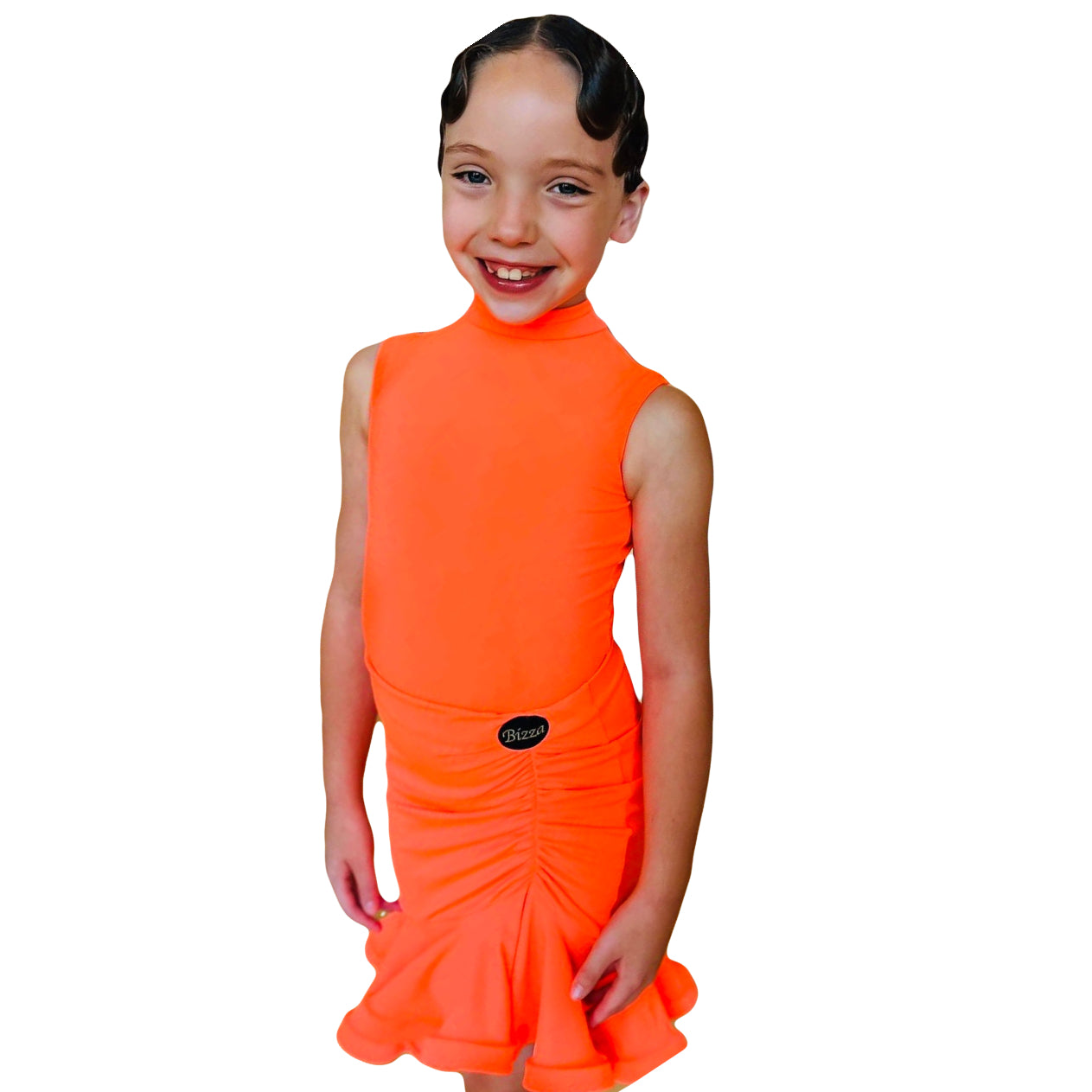 ʟɪᴍɪᴛᴇᴅ ᴇᴅɪᴛɪᴏɴ Orange High Neck Leotard - Large Keyhole Back