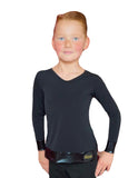 Boys leatherette detailed Top