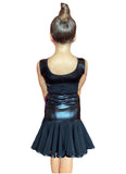 Leatherette Drop Waisted Skirt