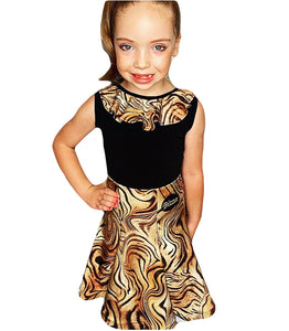 Juvenile Tiger Print Skirt