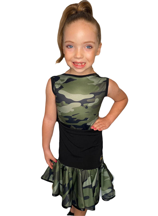 Juvenile Camouflage Leotard