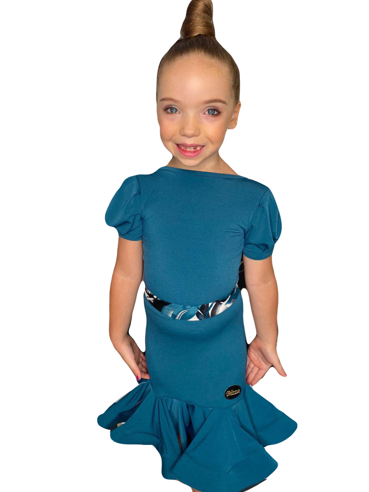 Juvenile Leotard with Puff Sleeve - Various Colours -