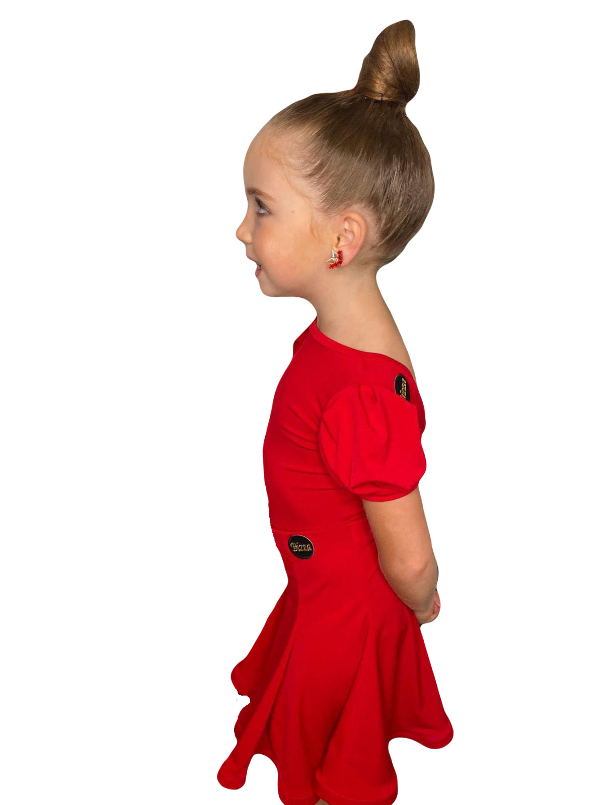 Juvenile Leotard with Puff Sleeve - Various Colours -