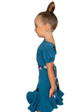 Juvenile Leotard with Puff Sleeve - Various Colours -